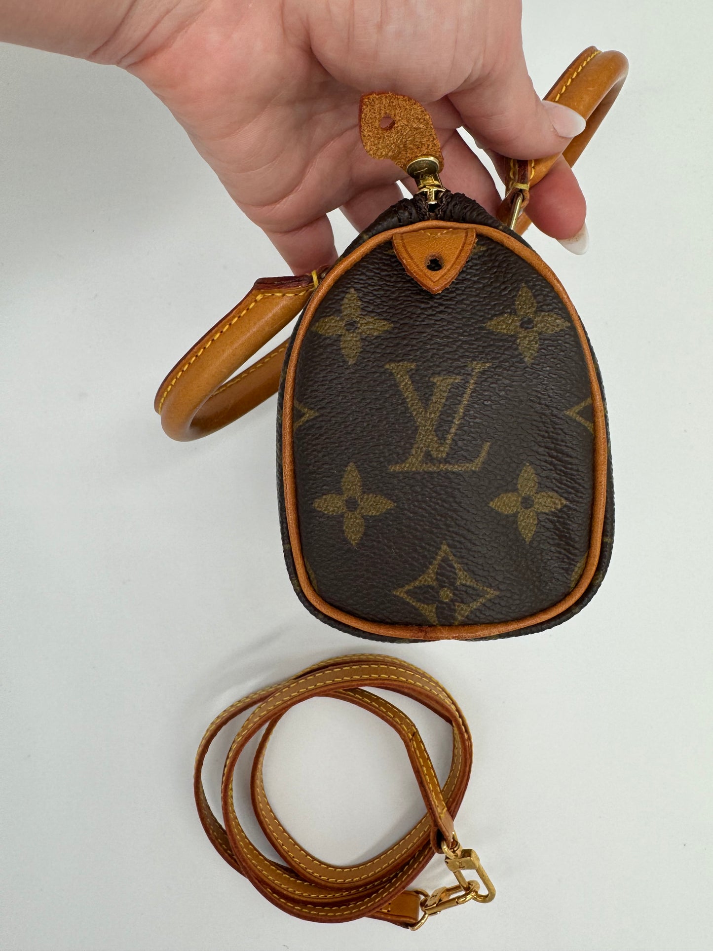 Louis Vuitton Mini Speedy with Strap
