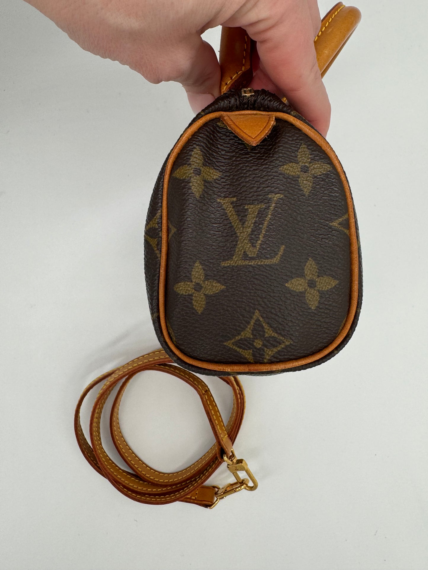 Louis Vuitton Mini Speedy with Strap