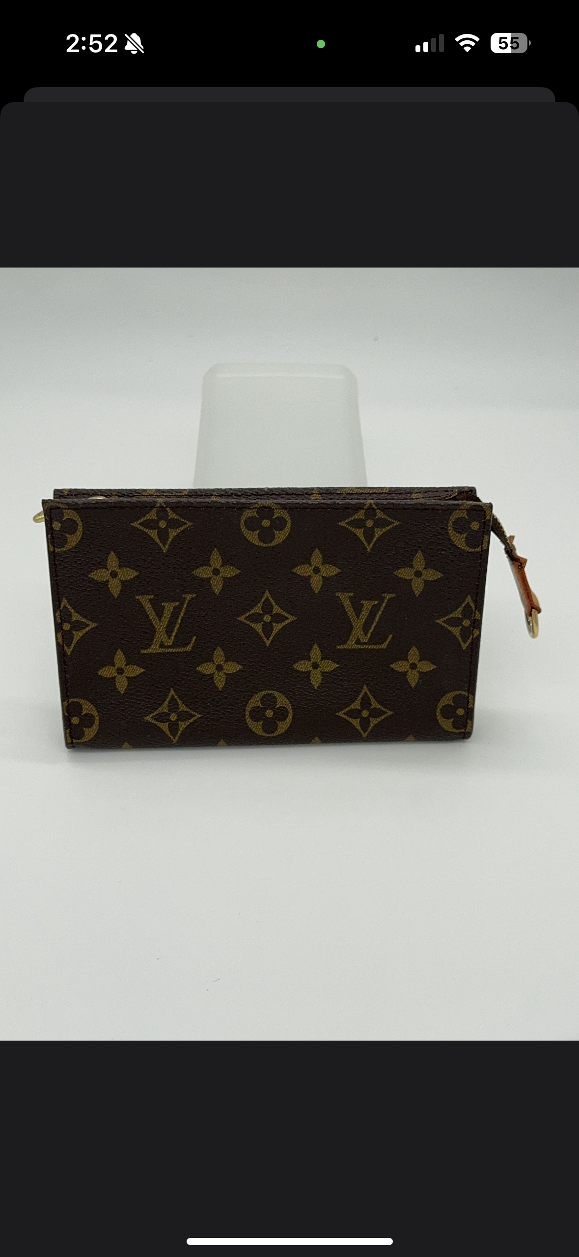 Authentic Louis Vuitton PM Bucket Bag Pochette