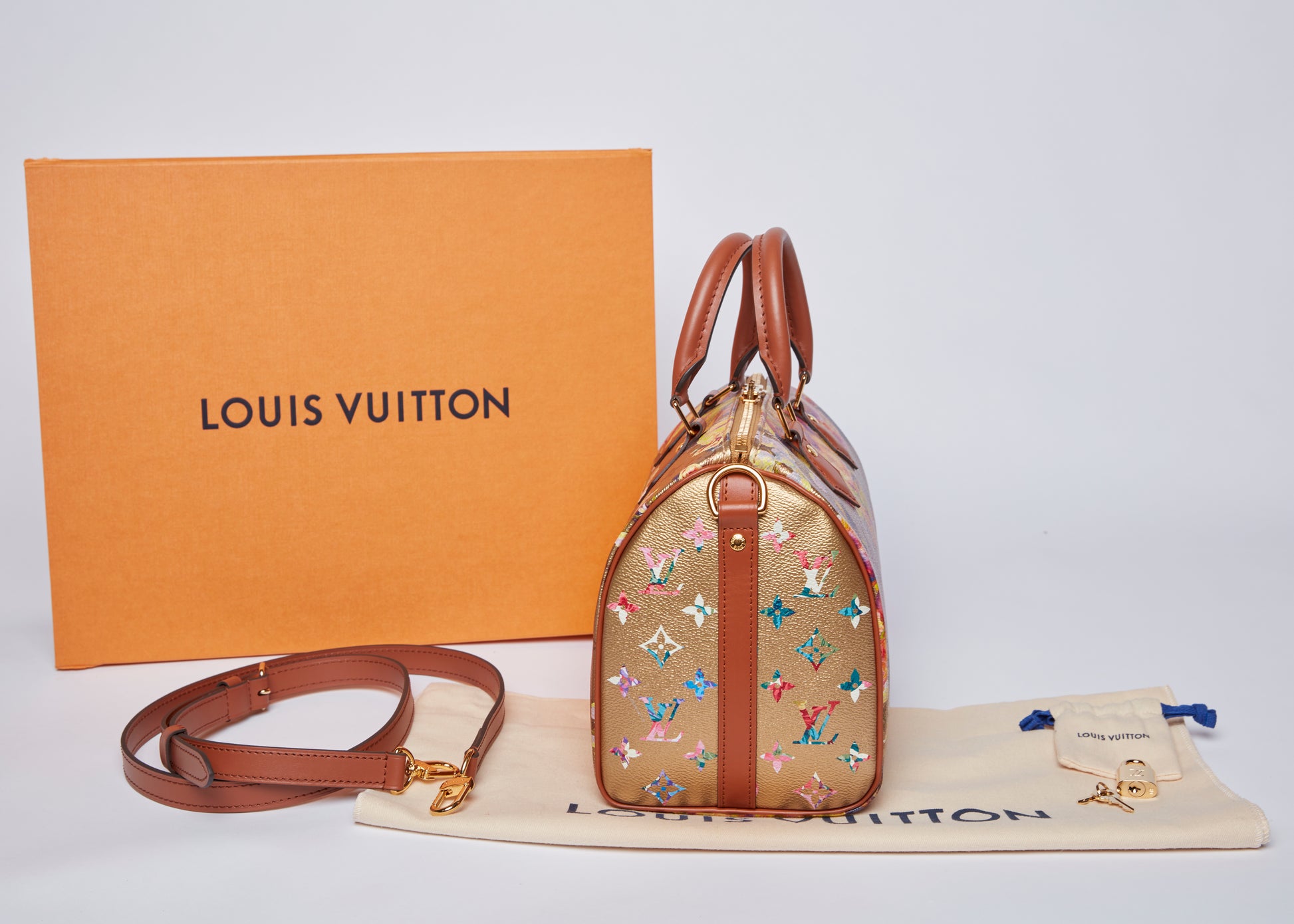 Louis Vuitton LV CRAFTY SPEEDY BANDOULIÈRE 25 M56588– TC