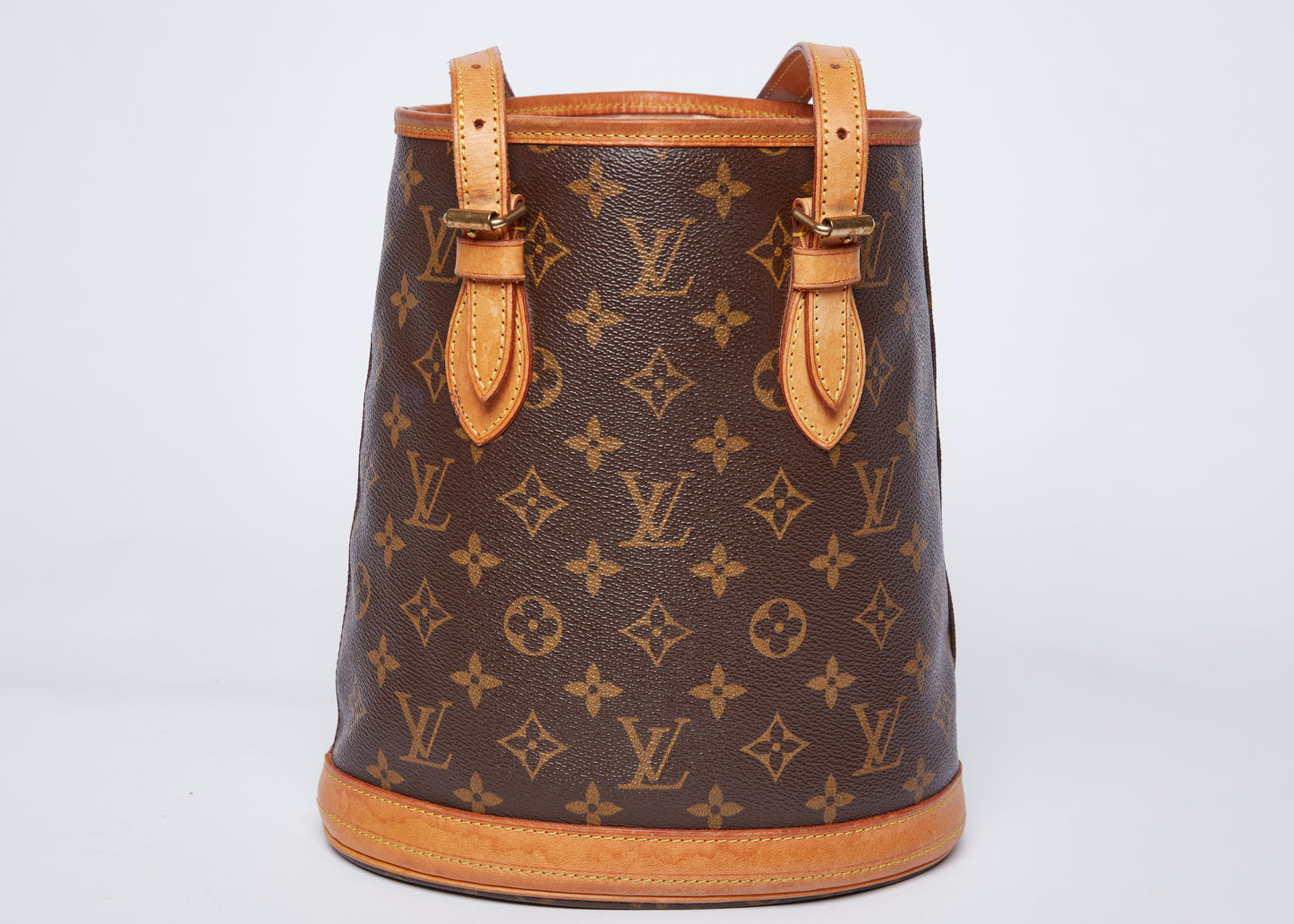 Louis Vuitton Vintage Monogram Petite Bucket Bag, $899