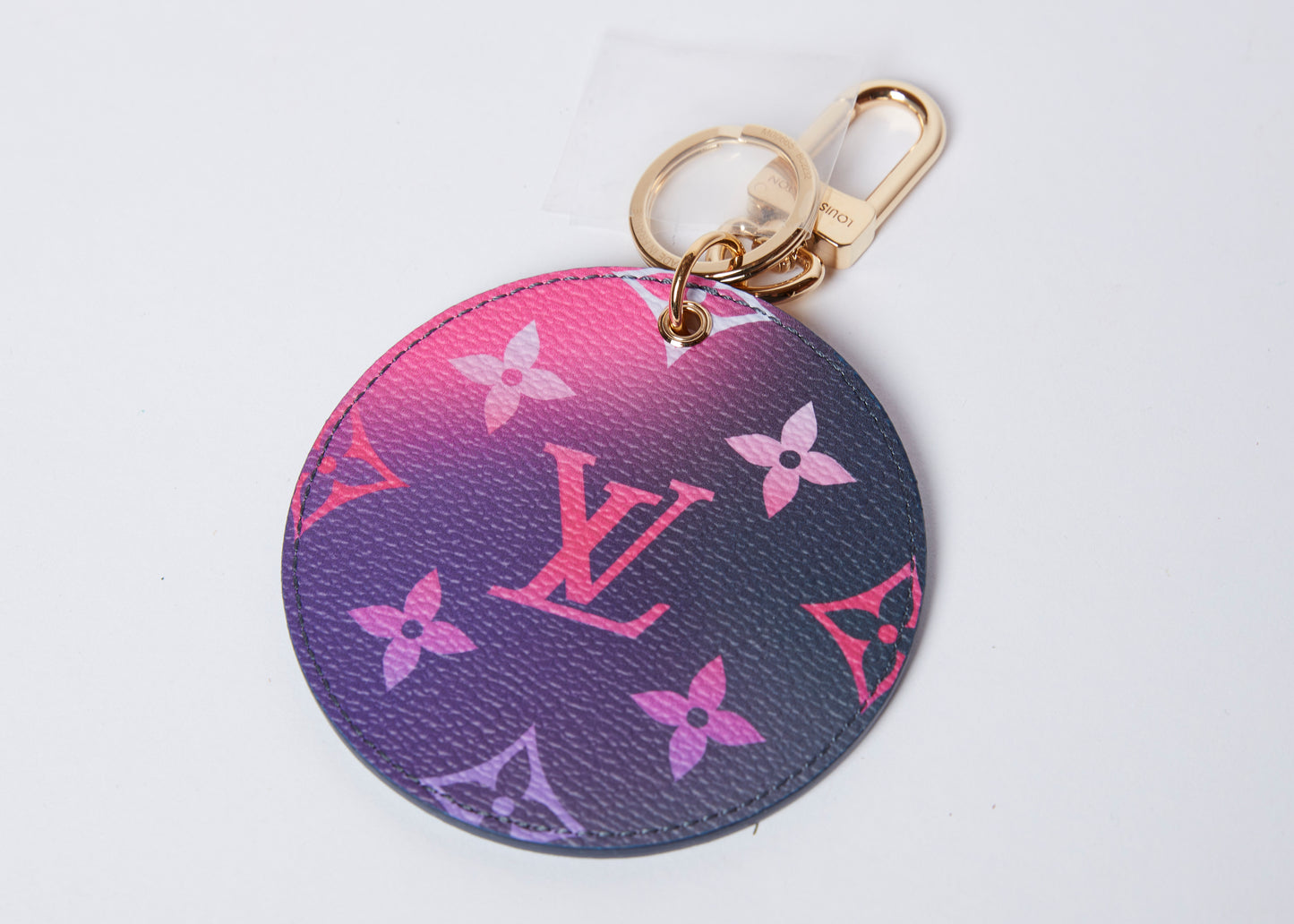 Louis Vuitton Midnight Fuchsia Illustre Bag Charm and Key Holder (New in Box)